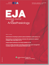 Poza European Journal of Anesthesiology